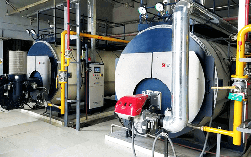 Operation method of gas steam boiler