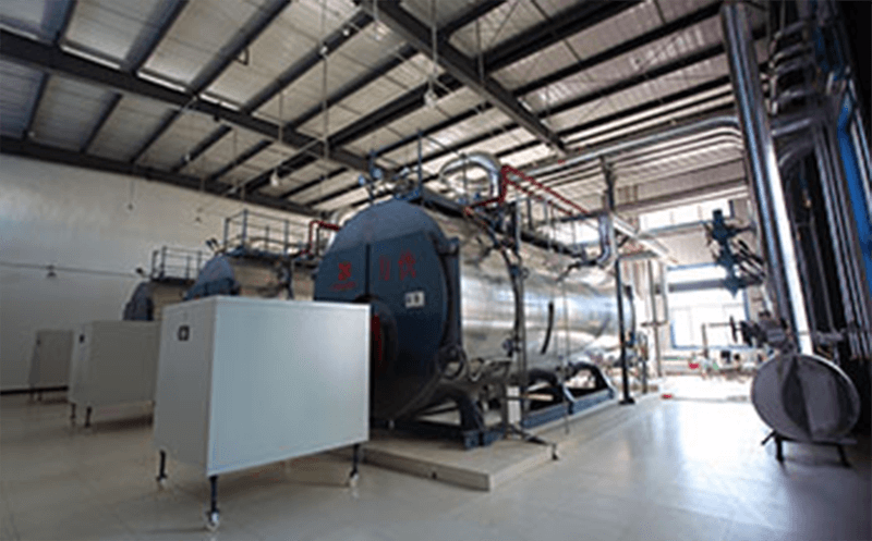 Main components of industrial gas steam boilers